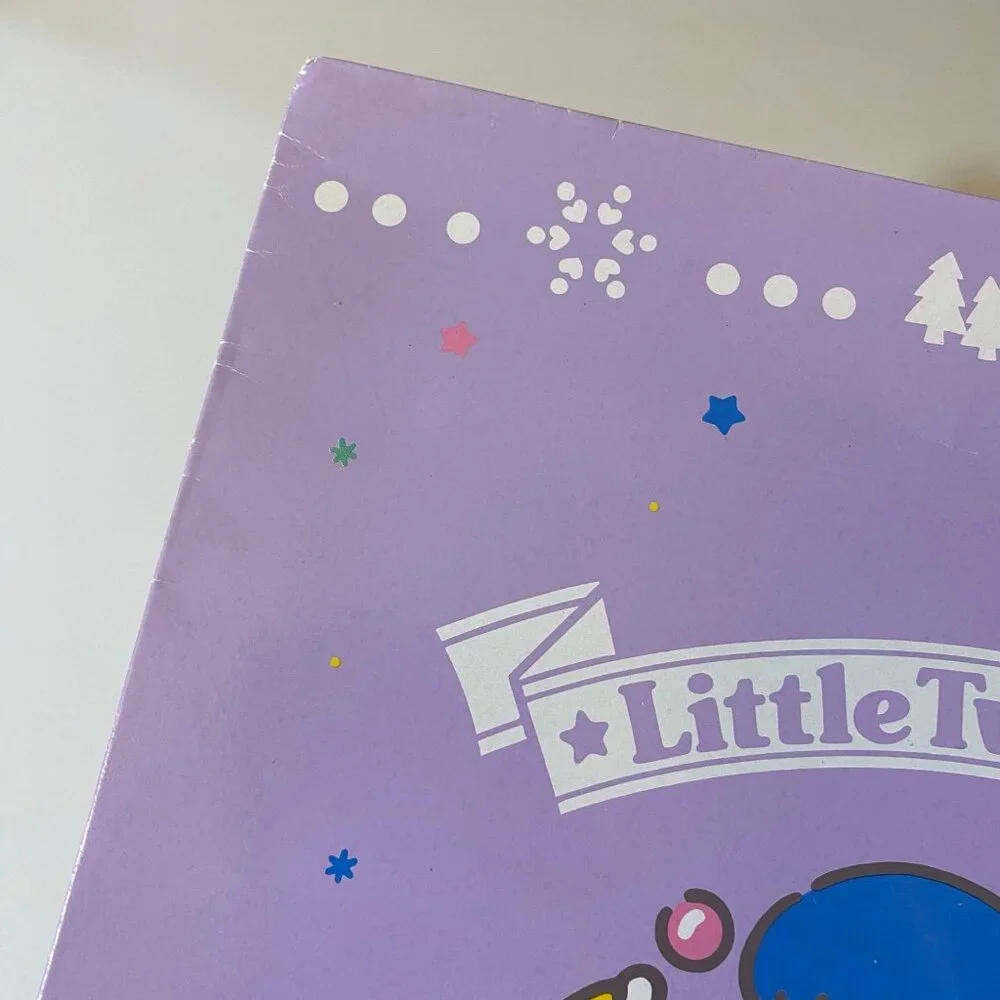 Vintage Sanrio 1990 Folder Little Twin Stars Pocket Portfolio
